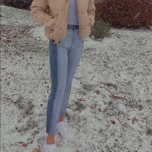 Pacsun two tone high rise ankle jegging